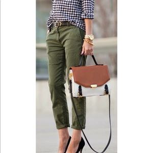 CABI Army Green Traveler Pants
